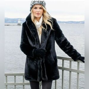 Fabulous Furs Faux Mink Coat
